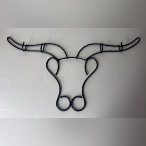 Western Bull / Steer Head Metal Wall Hooks - Coat Rack Keys Cowboy Ranch decor